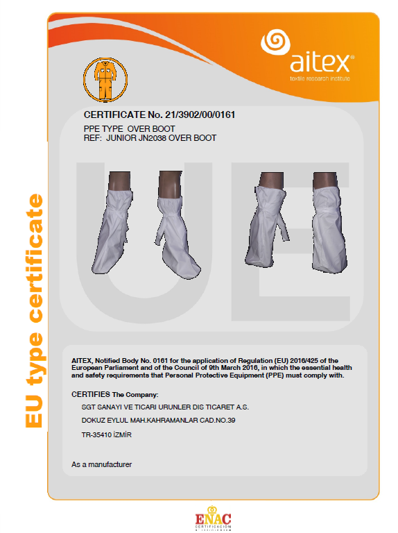 Sertifikalar - SGT A.Ş.