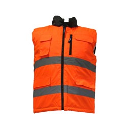 JUNIOR JN1062 Turuncu Oxford Fosforlu Yelek Çift Taraflı - SGT A.Ş.