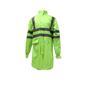JUNIOR® JN1100 Yellow Oxford High Visibility Raincoat - SGT A.Ş.