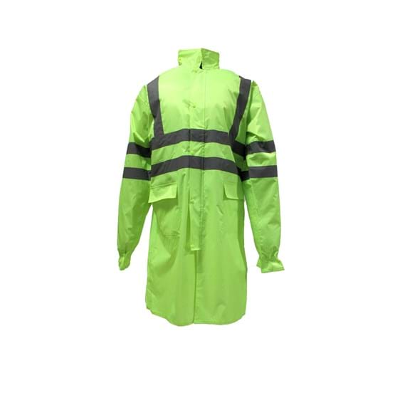 JUNIOR® JN1100 Yellow Oxford High Visibility Raincoat - SGT A.Ş.