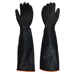 60 cm Kauçuk Tırtıklı Eldiven - SGT A.Ş.