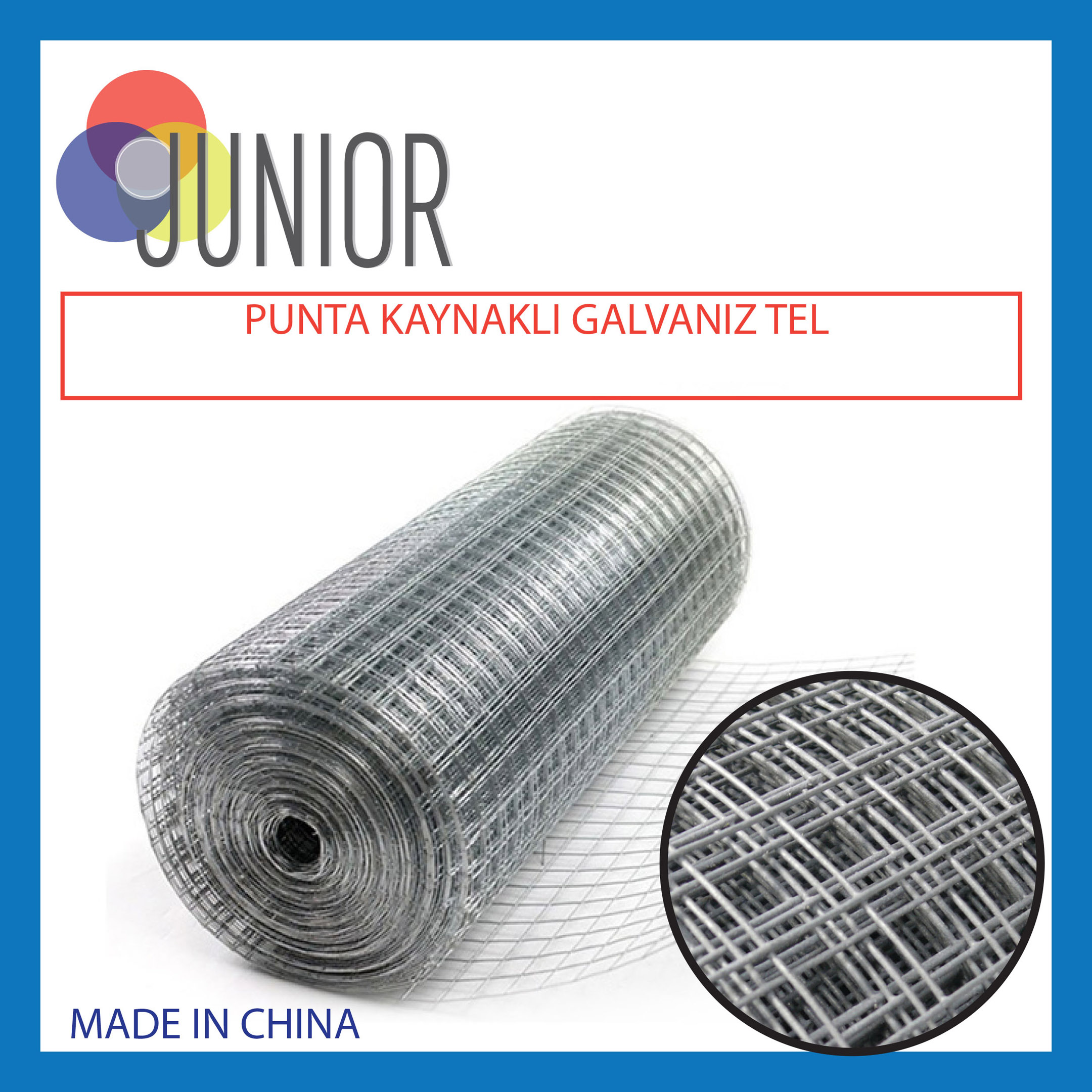 Electro Galv.Square Wire Mesh -Closed Edge - SGT A.Ş.